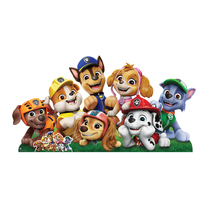 SC4601 Paw Patrol Group Shot Wide Cardboard Cut Out Height 94cm Cardboard Cutouts for Birthday Parties | All Ages UK