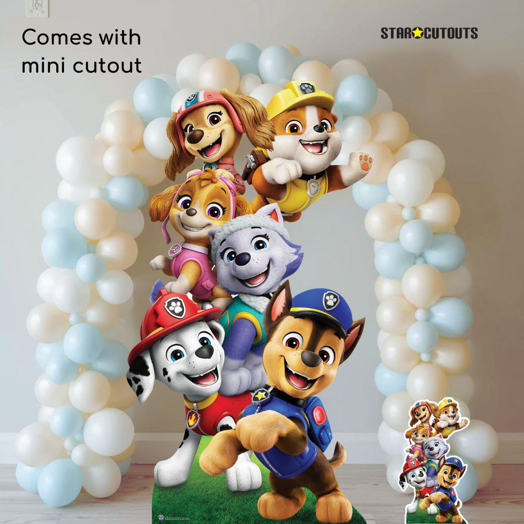 SC4602 Paw Patrol Group Shot Cardboard Cutout Height 164cm Paw Patrol Cardboard Cutouts UK | Kids Party Decorations – product image 3