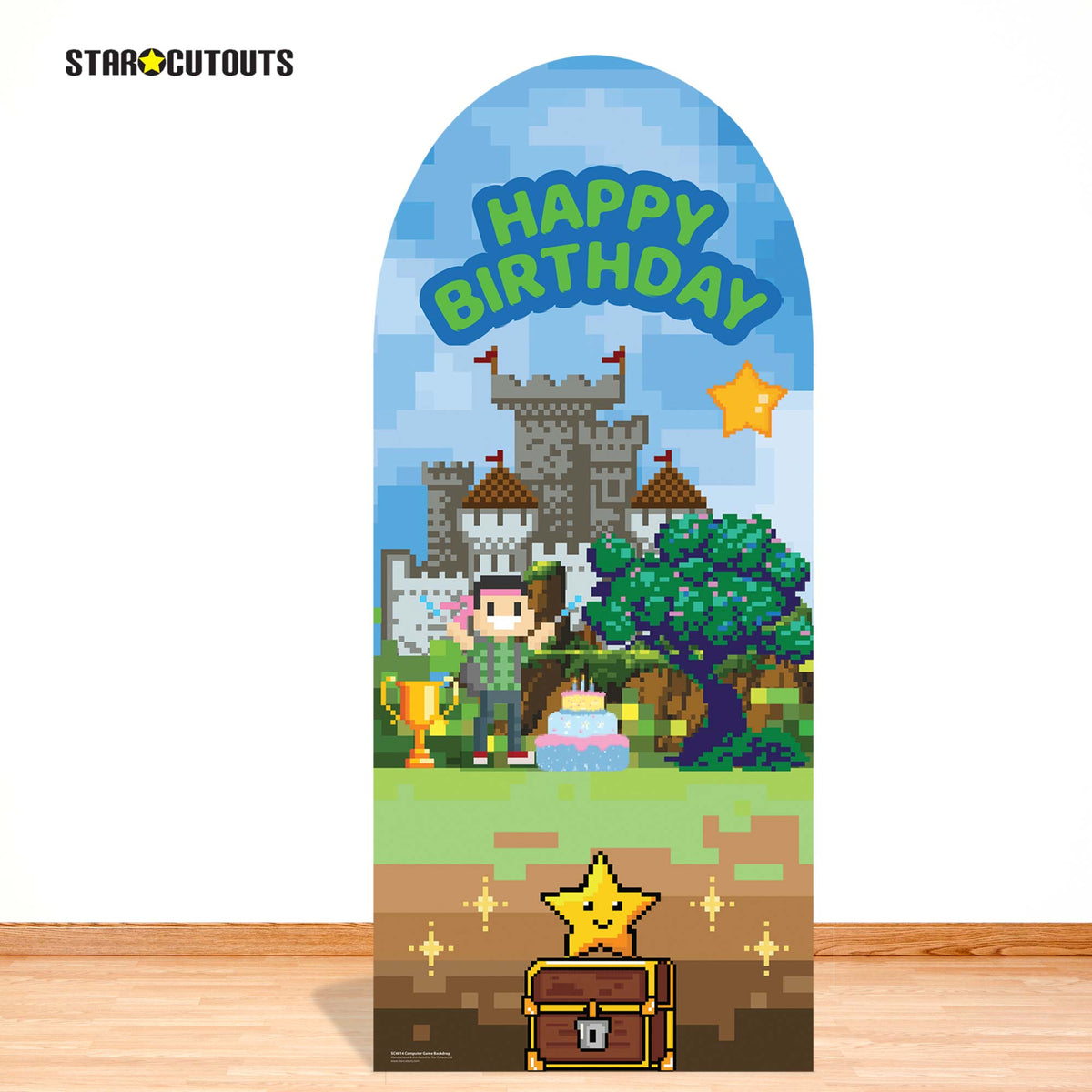 SC4614 Gaming Backdrop Sailboard Cardboard Cut Out Height 185cm – product image 3