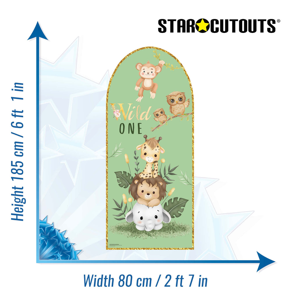 SC4616 Wild One Backdrop Sailboard Cardboard Cut Out Height 185cm – product image 5