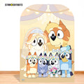 SC4625 Bluey Wedding Stand-In Cardboard Cut Out Height 131cm – product image 1