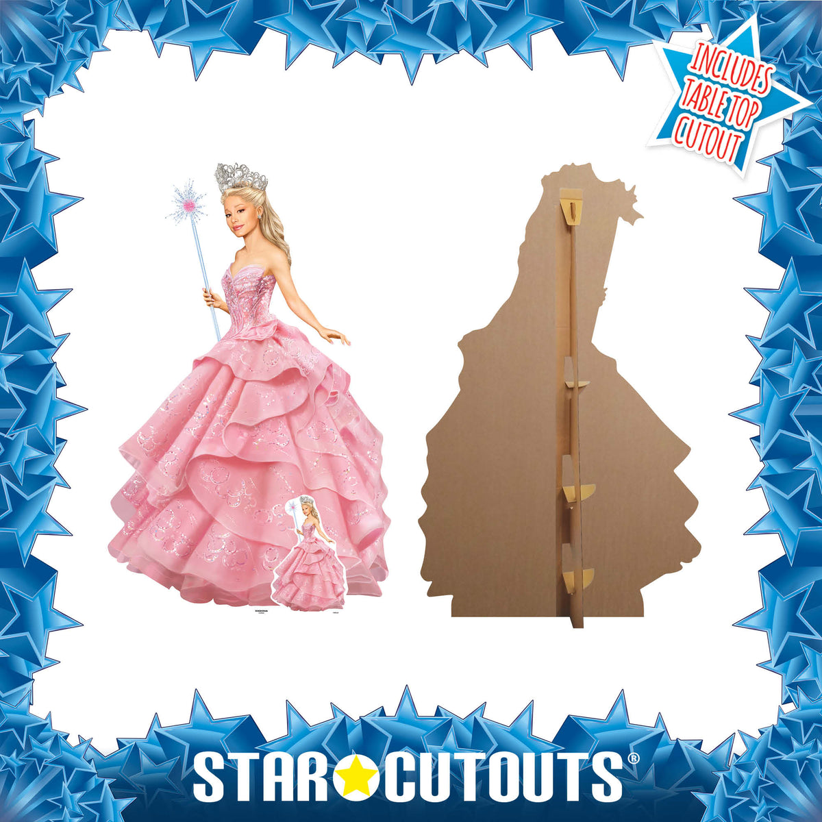SC4628 Glinda Wicked Pink Witch Cardboard Cut Out Height 150cm – product image 6