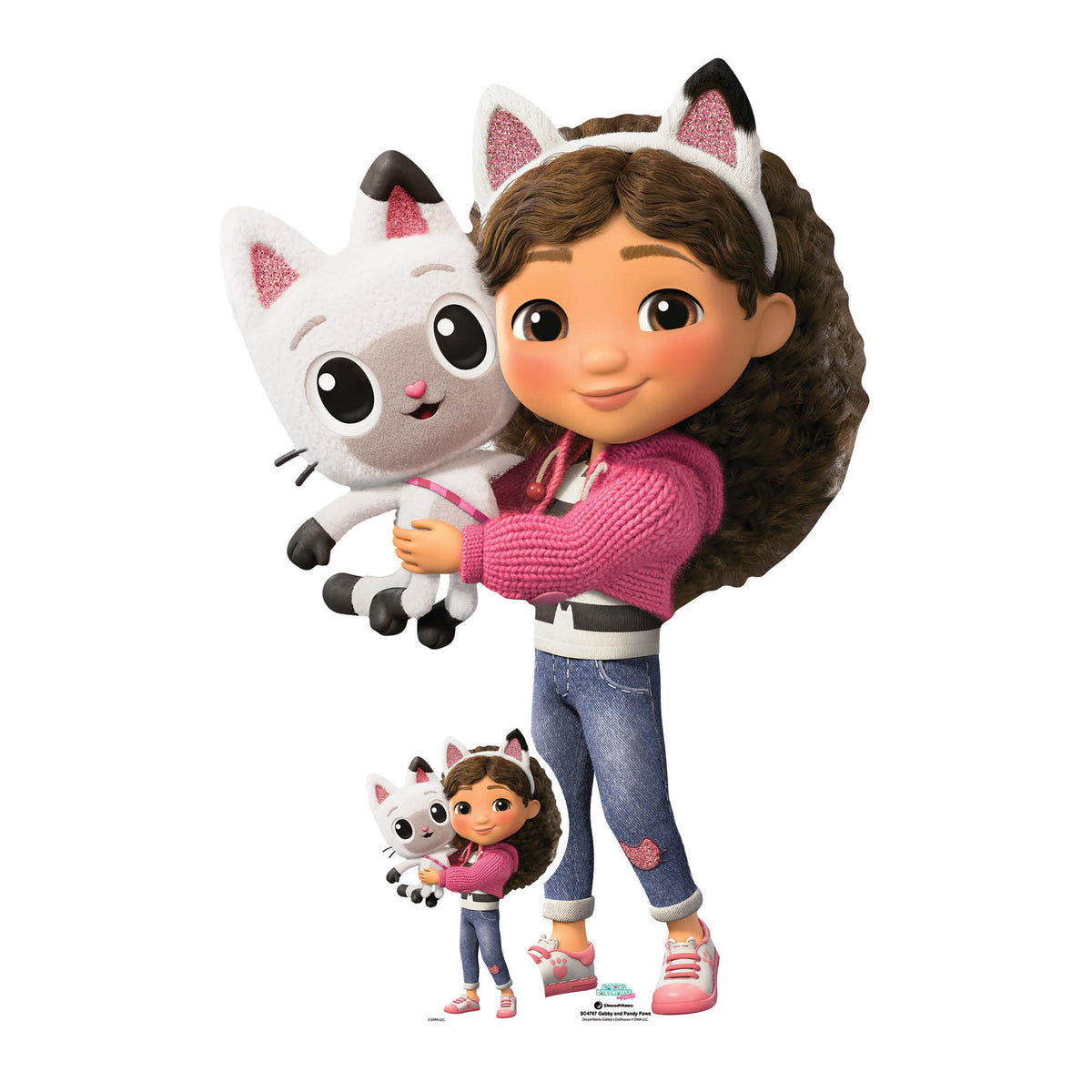 SC4767 Gabby and Pandy Paws Star Mini from Gabby's Dollhouse Movie Cardboard Cutout Height 95cm – product image 5