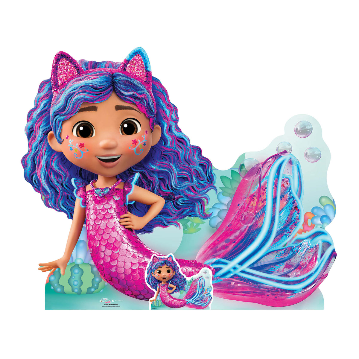 SC4769 Mermaid Gabby from Gabby's Dollhouse Movie Cardboard Cutout Height 95cm – product image 6