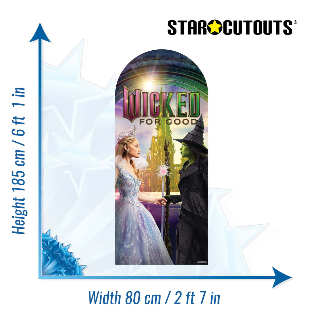 SC4798 Wicked For Good Glinda Elphaba Emerald City Backdrop Single - Height 185cm – product image 2