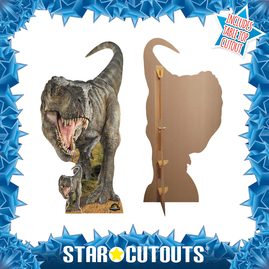 SC4858 Tyrannosaurus Rex Dinosaur Jurassic World Rebirth Cardboard Cut Out Height 185cm – product image 4