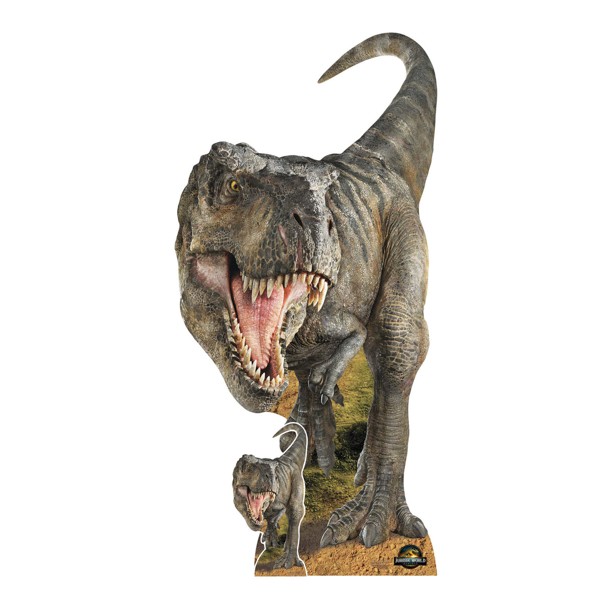 SC4858 Tyrannosaurus Rex Dinosaur Jurassic World Rebirth Cardboard Cut Out Height 185cm – product image 1