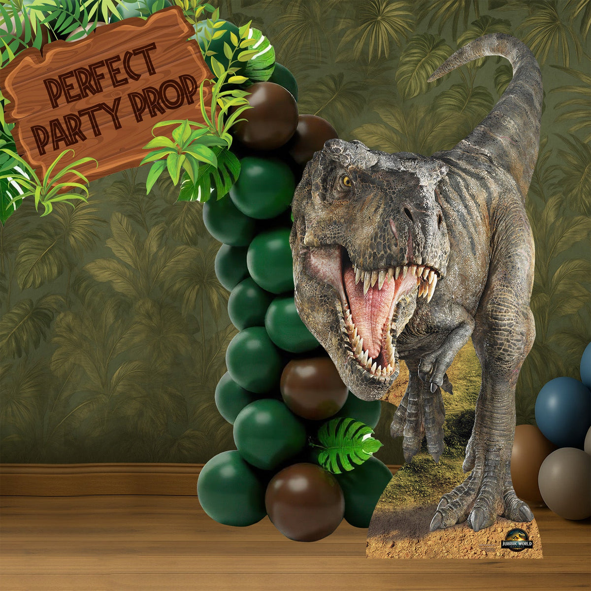 SC4858 Tyrannosaurus Rex Dinosaur Jurassic World Rebirth Cardboard Cut Out Height 185cm – product image 6