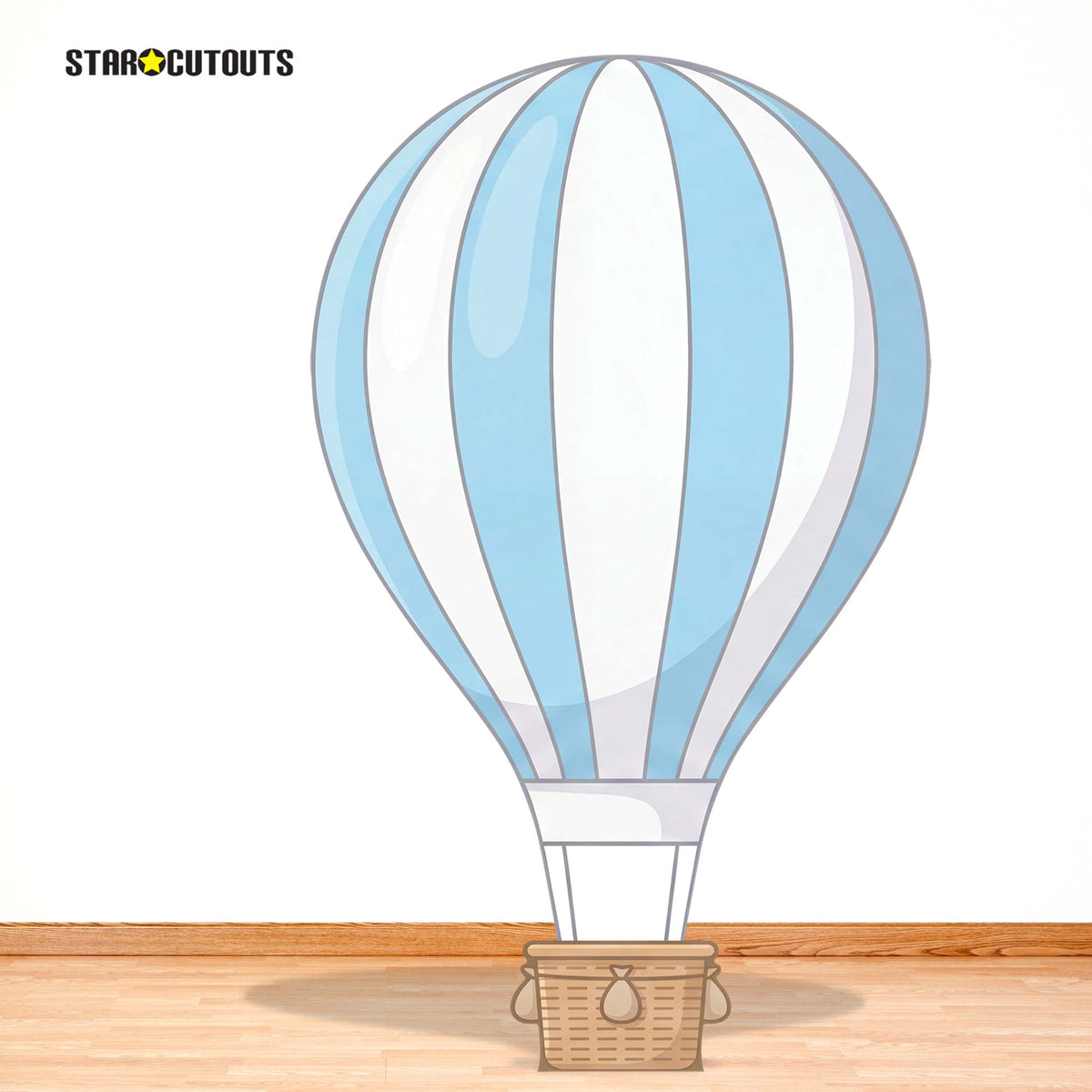 SC4863 Blue Hot Air Balloon Cardboard Cutout Height 92cm – product image 4