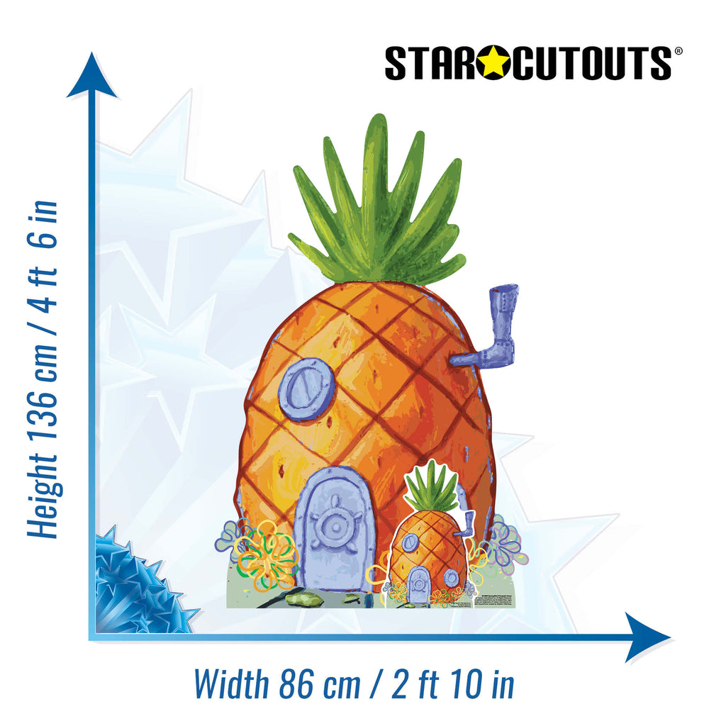 SC4868 SpongeBob Pineapple House Cardboard Cutout Height 136cm – product image 5