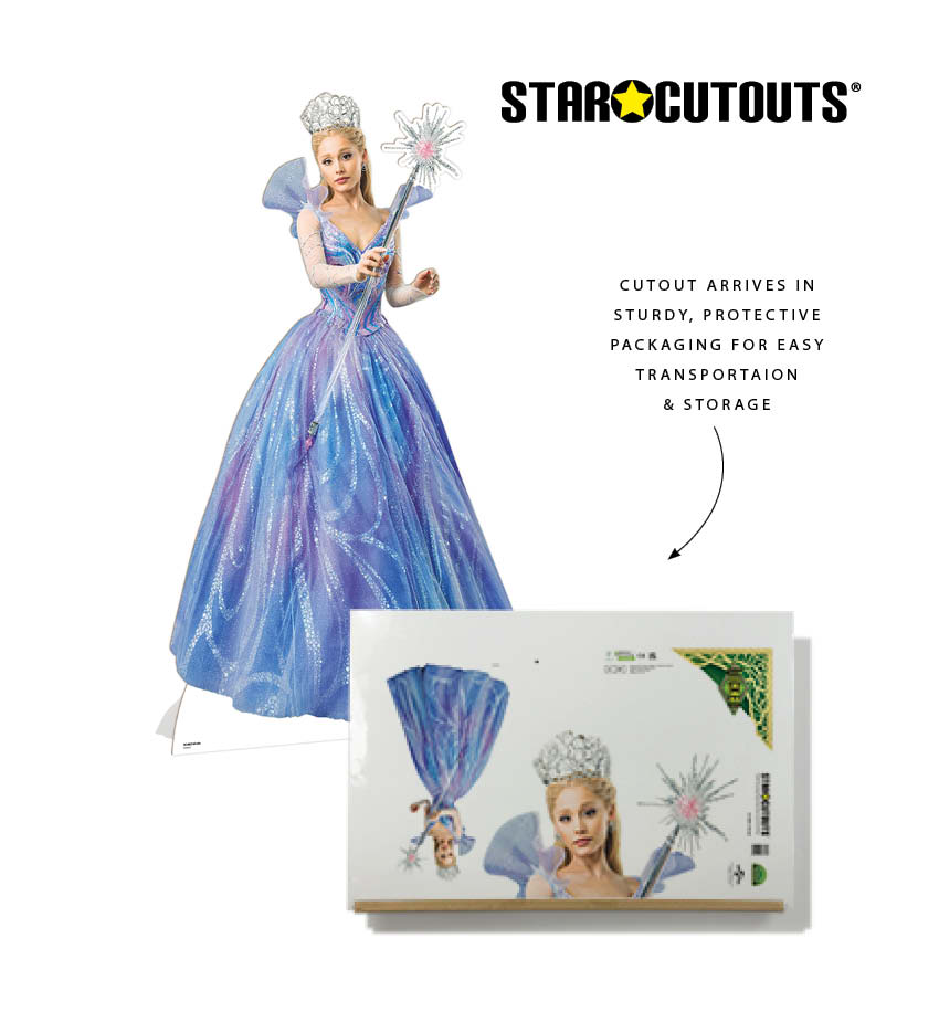 SC4882 Wicked for Good Movie Glinda Witch Life Sized Cardboard Cutout Height 165cm – product image 7