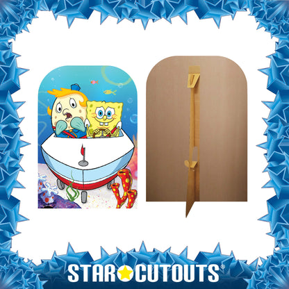SC4885 Mrs Puff and SpongeBob Backdrop Single Cardboard Cutout Height 131cm