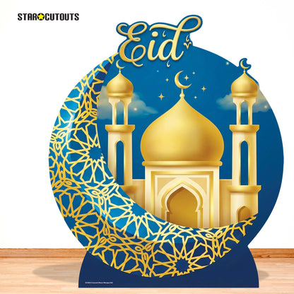 SC4902 Crescent Moon Mosque Eid Decoration Cardboard Cutout Height 87cm