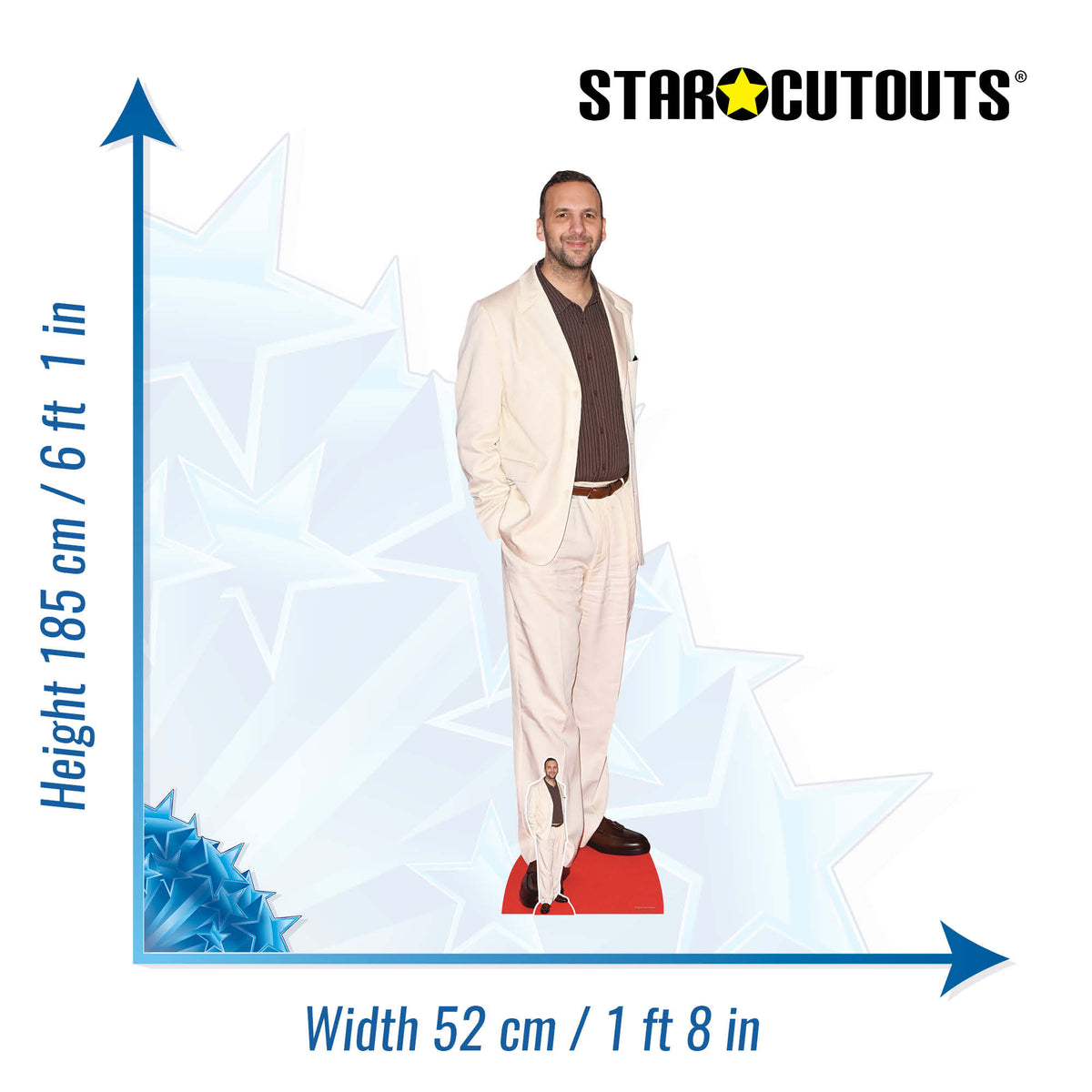 SC4910 Zack Polanski Cardboard Cutout Height 185cm – product image 2