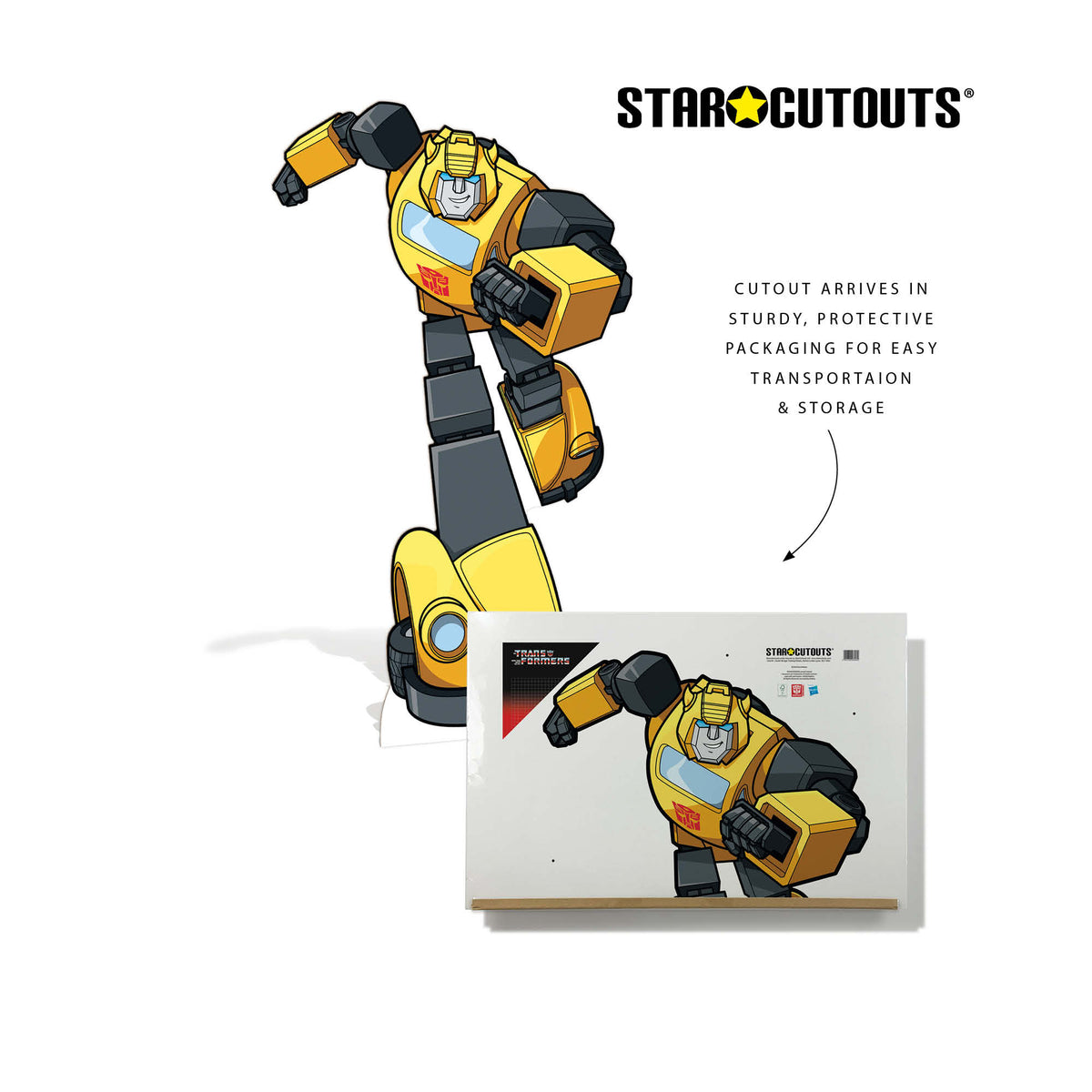 SC4929 Bumblebee Transformers Animation Cardboard Cutout Height 134cm