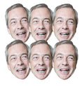 SMP456 Nigel Farage 6 Pack Masks – product image 1