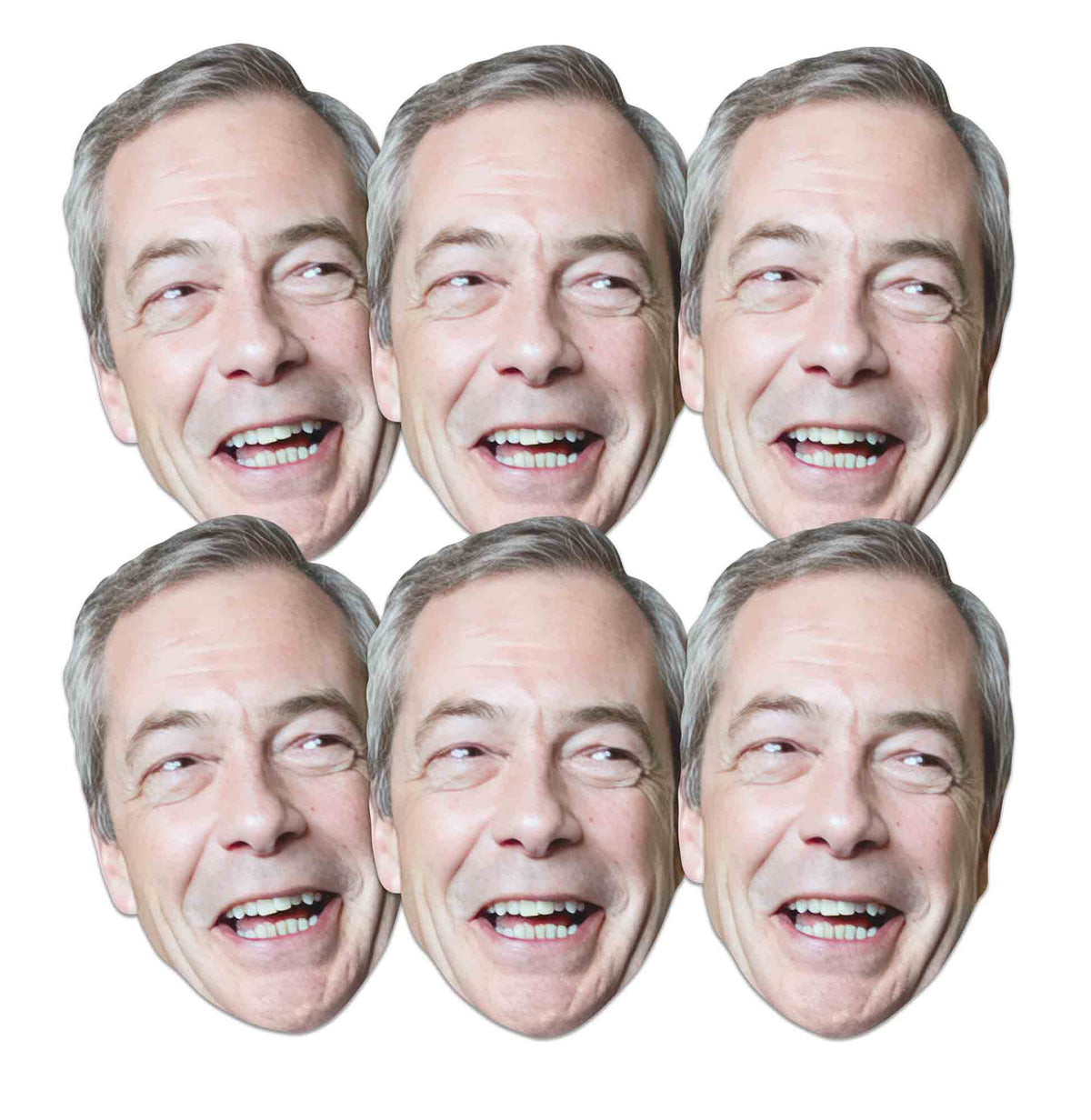 SMP456 Nigel Farage 6 Pack Masks – product image 1
