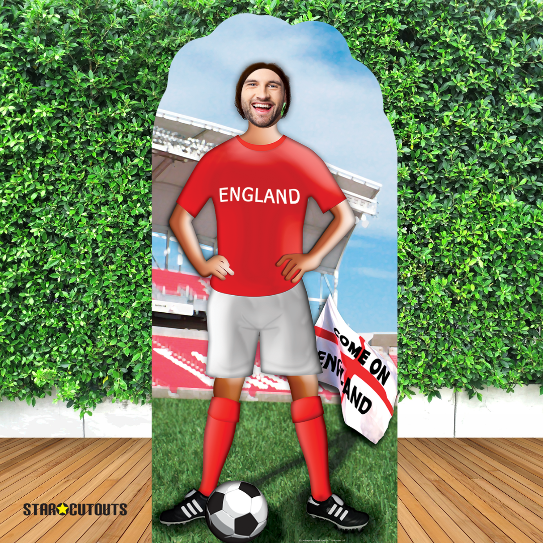 SC199 England World Cup 2026  Football Stand-In Cardboard Cut Out Height 184cm