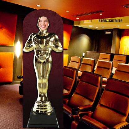 SC180 Award Statue 'Stand-In' Cardboard Cut Out Height 179cm