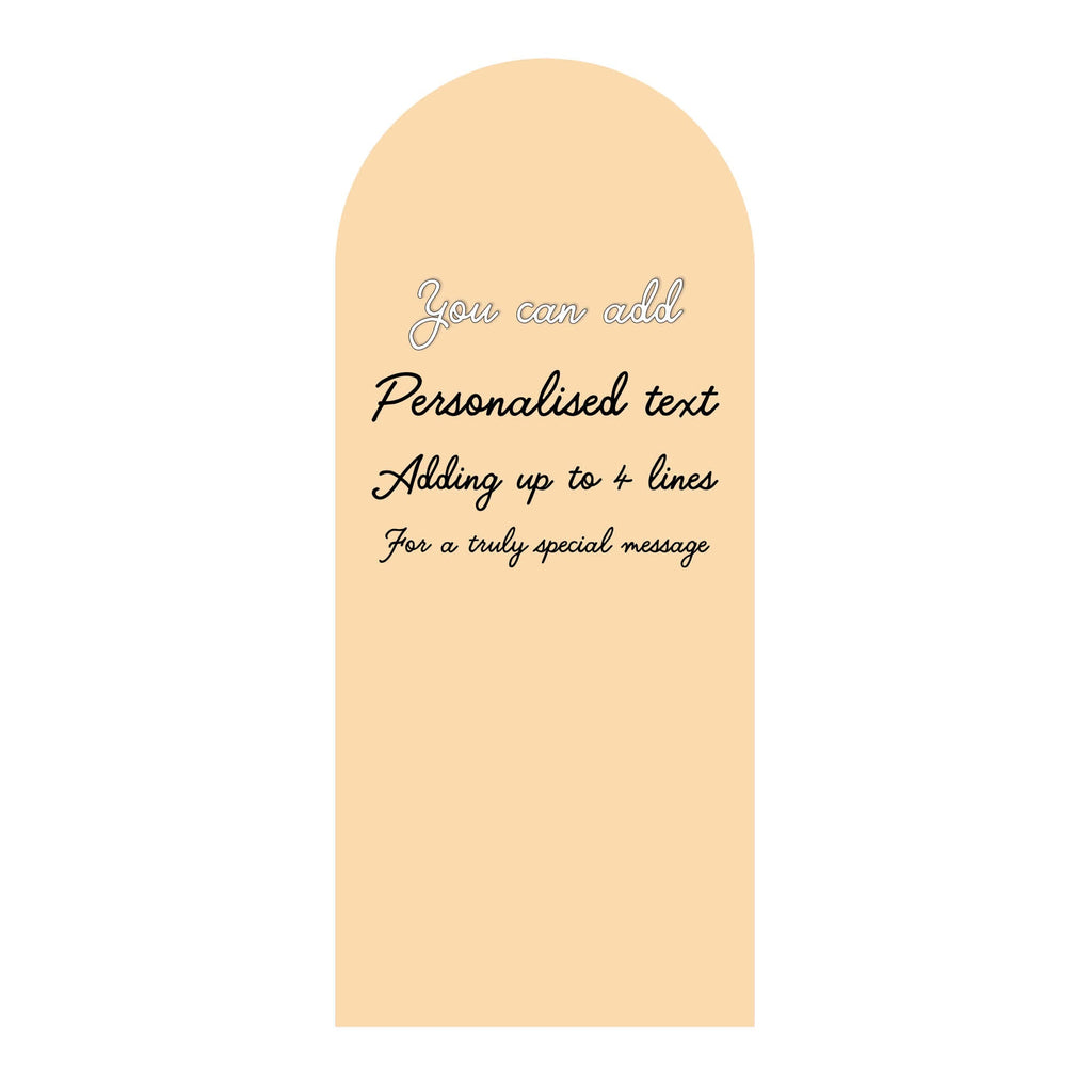 XQ003 Custard Cream Sailboard Cardboard Cut Out Height 185cm Width 80cm – product image 1