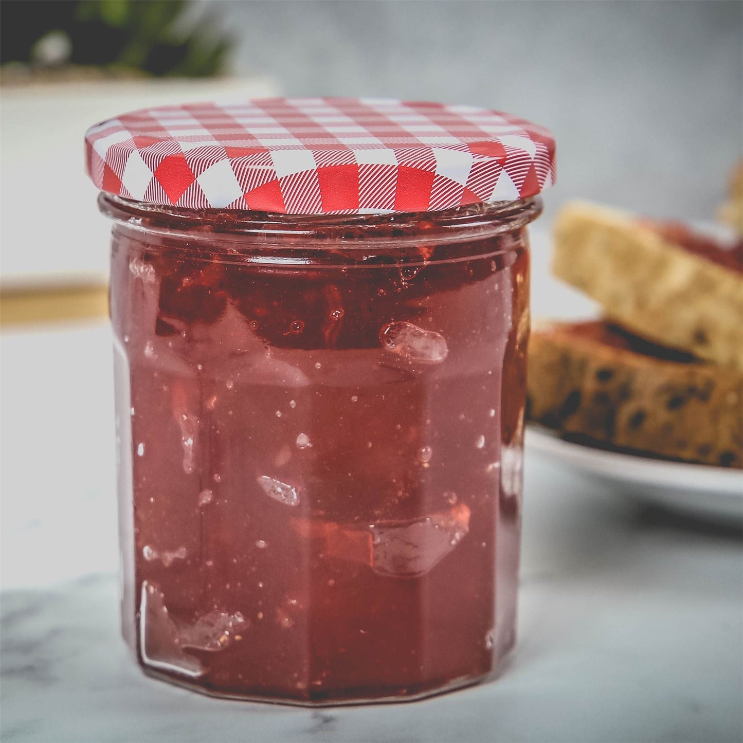 Wide Mouth Glass Jam Jars - Set of 12 | M&W	