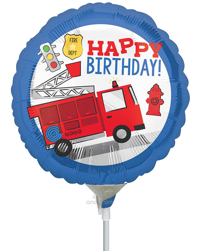 Fire Brigade Happy Birthday Mini Air-fill (Uninflated)