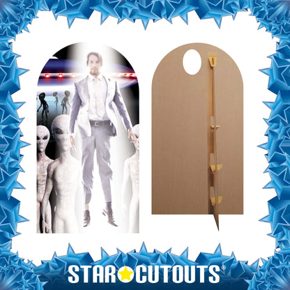 SC1096 Alien Abduction Stand-in Cardboard Cut Out Height 174cm