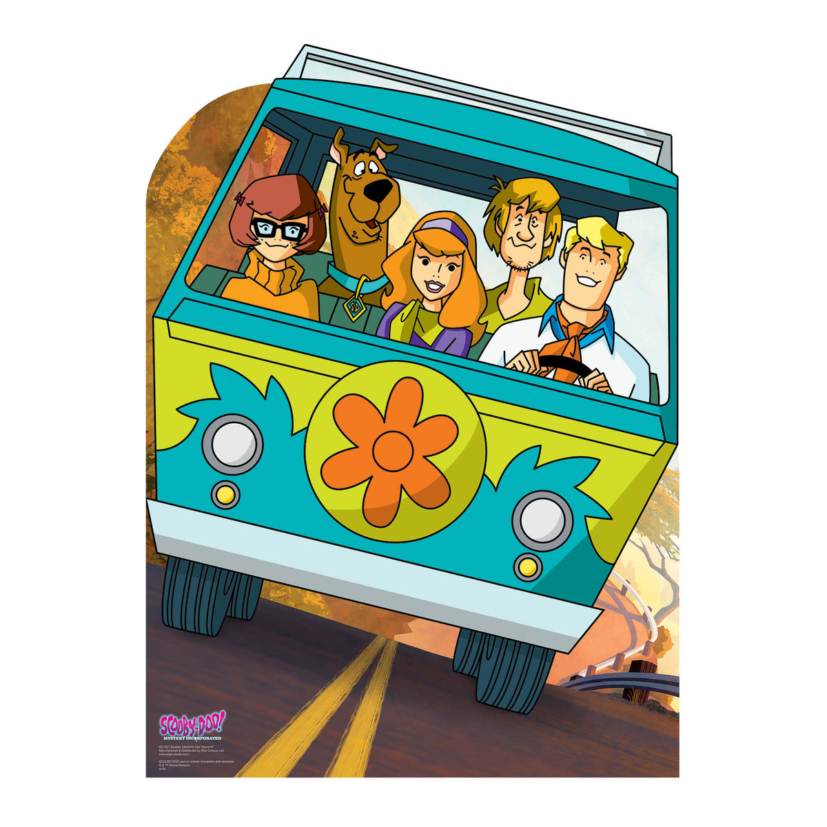SC1357 Scooby Doo Adventures Mystery Machine Van Stand-In Cardboard Cut Out Height 134cm – product image 6
