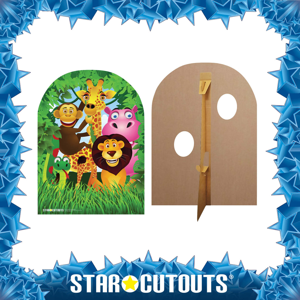 SC717 Jungle stand in (child) Cardboard Cut Out Height 120cm – product image 5