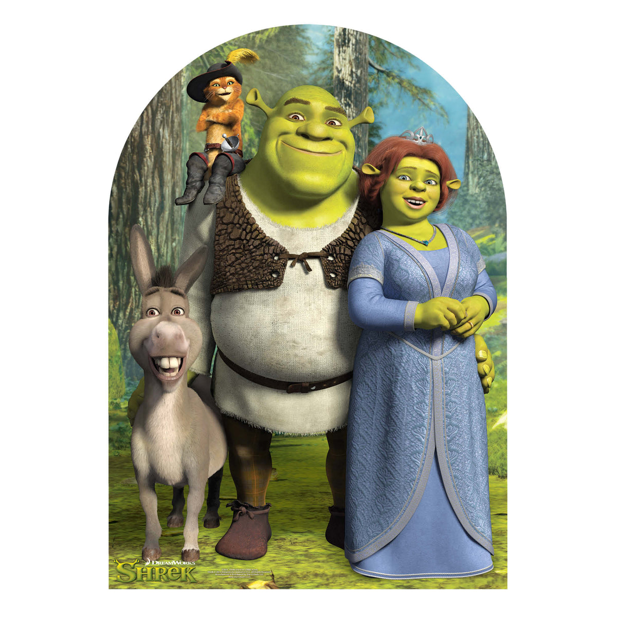 SC821 Shrek Stand-in (Child-Sized) Cardboard Cut Out Height 134cm – product image 6