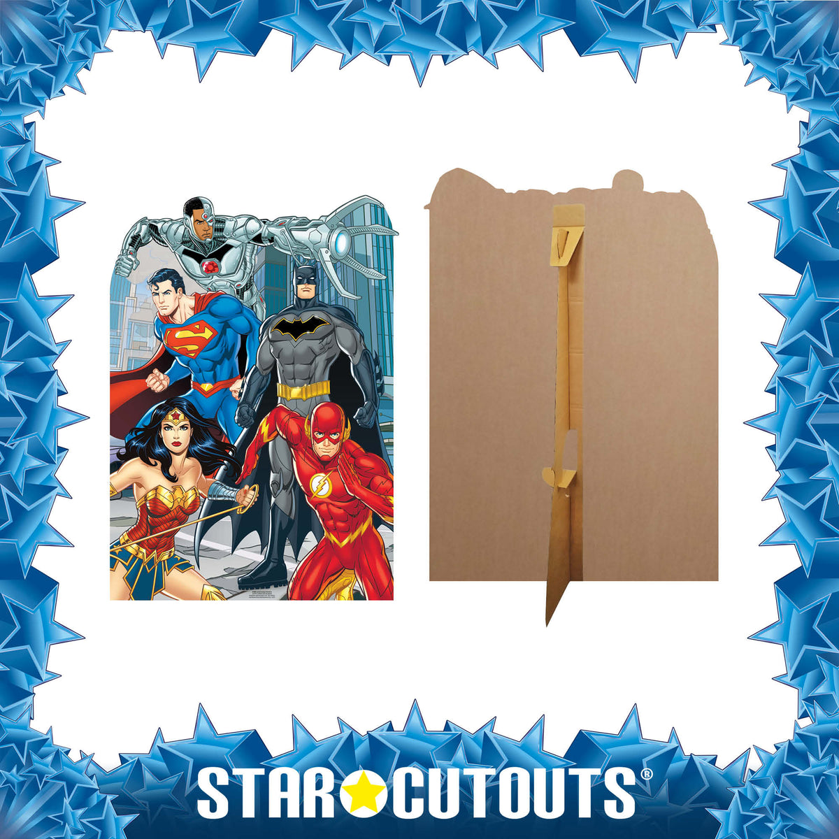 SC886 Justice League Stand-In Animated Child Size Cardboard Cut Out Height 135cm – product image 5