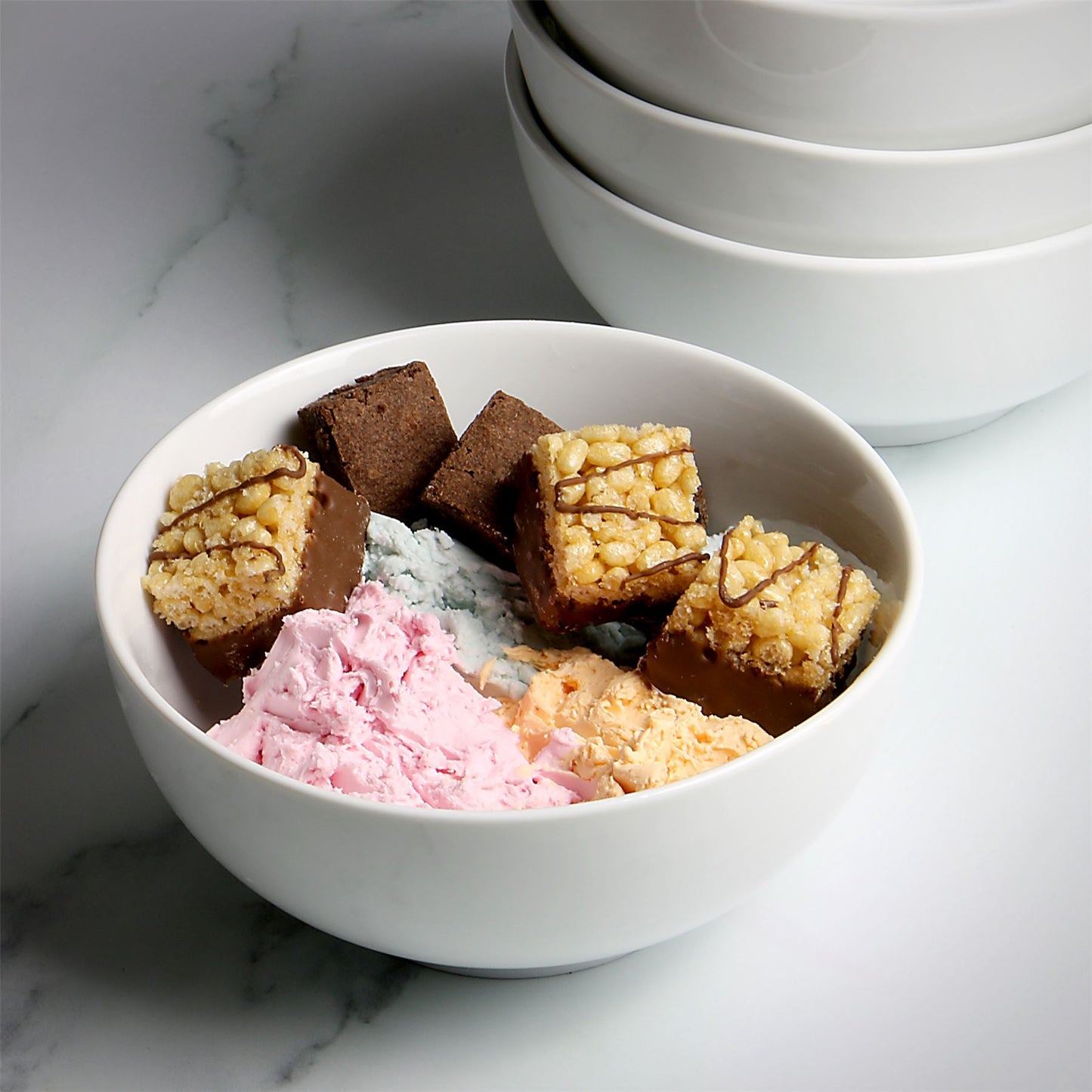 Porcelain Bowls 600ml - Set of 4 | M&W	