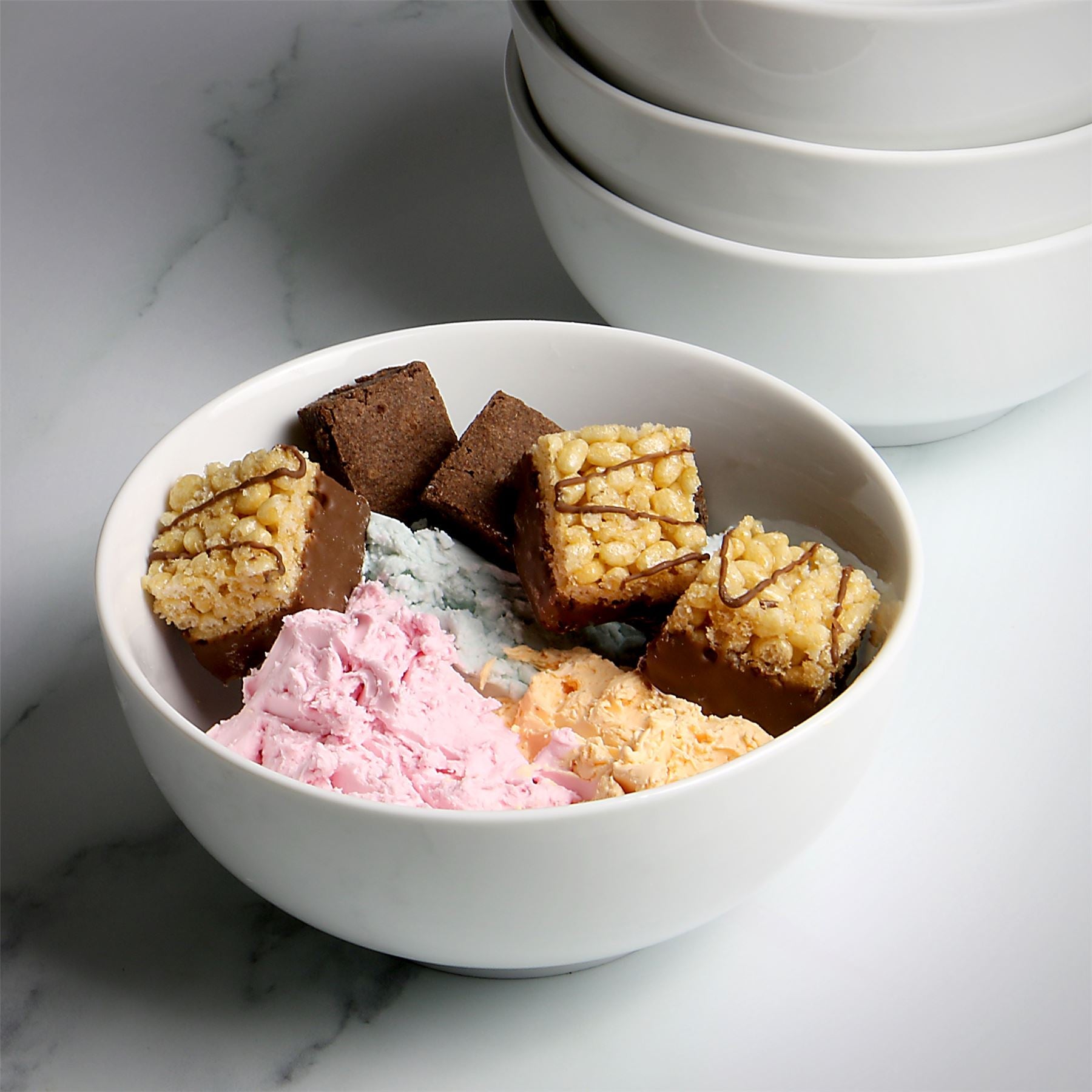 Porcelain Bowls 600ml - Set of 4 | M&W	