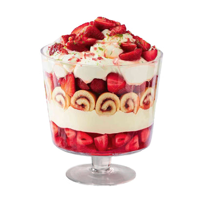 Footed Glass Trifle Bowl | M&W	