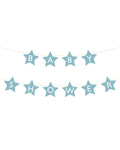 Blue Baby Shower Paper Banner - 2.9m