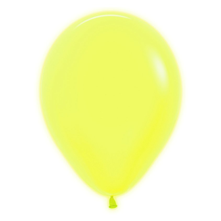 Neon Yellow Balloons - 12" Latex (50pk) – product image 3