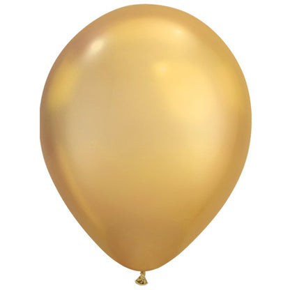 Gold Chrome Balloons - 7" Latex (100pk)
