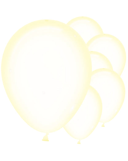 Pastel Yellow Crystal Balloons - 12" Latex (50pk)