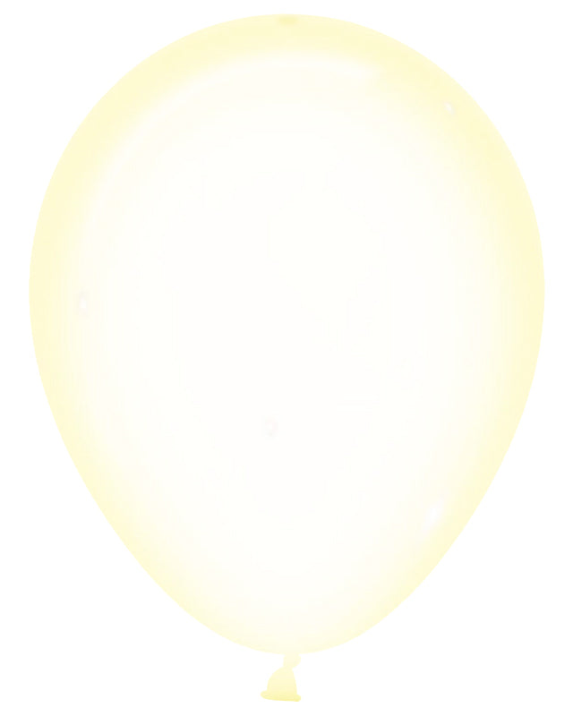 Pastel Yellow Crystal Balloons - 12" Latex (50pk) – product image 2