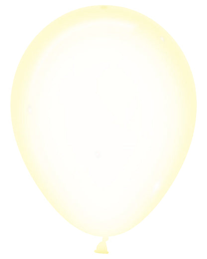Pastel Yellow Crystal Balloons - 12" Latex (50pk)