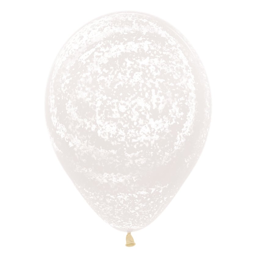 Graffiti Frosty White Balloons - 12" Latex (25pk) – product image 3