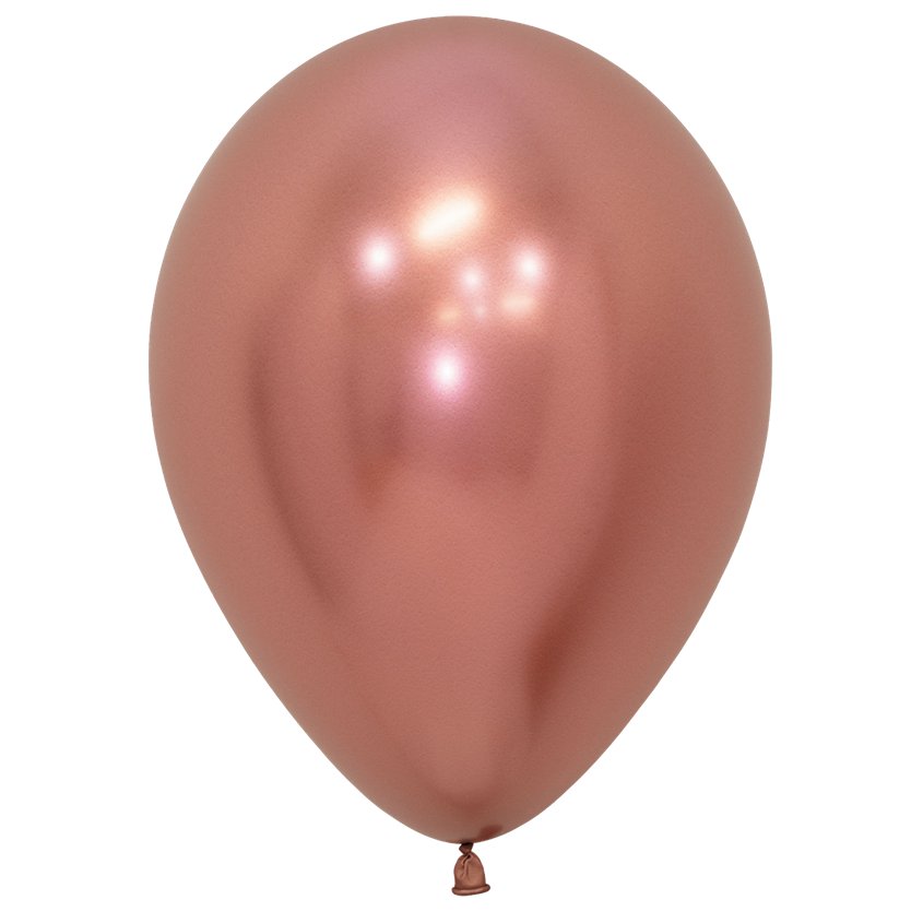 Rose Gold Reflex Balloons - 12" Latex (50pk) – product image 3