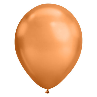 Copper Chrome Balloons - 11" Latex (100pk)