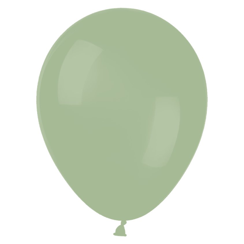 Eucalyptus Green Balloons - 12" Latex (50pk) – product image 3