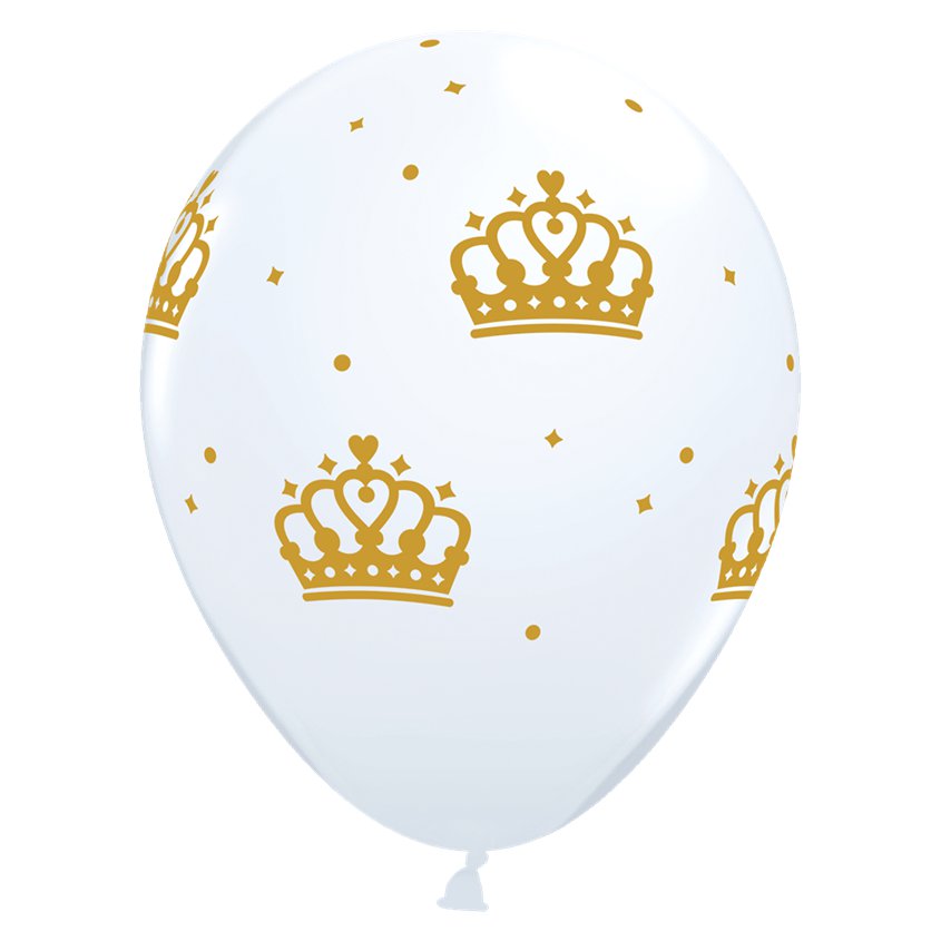 Royal Crown Balloons - 11" Latex (25pk) – product image 3