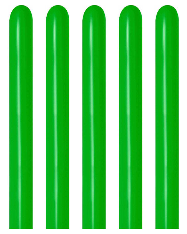 Shamrock Green Modelling Balloons - 260 Latex (100pk)