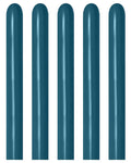 Deep Teal Modelling Balloons - 260 Latex (100pk)
