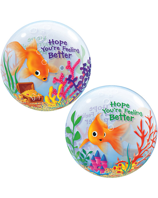 Hope You're Feeling Better Bubble Balloon - 22"