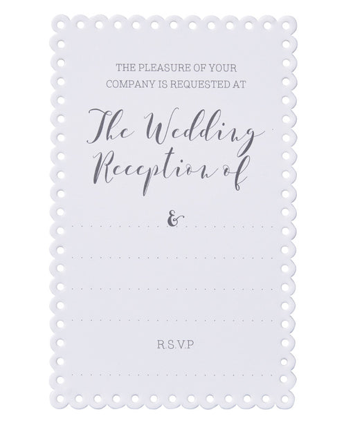 Beautiful Botanics Wedding Reception Invites – product image 1