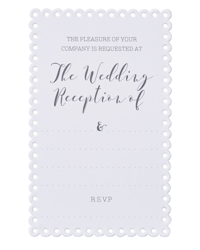 Beautiful Botanics Wedding Reception Invites – product image 1